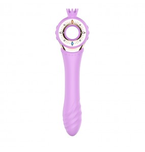 MIZZZEE Crown G-spot Vibrator (Chargeable - Purple)